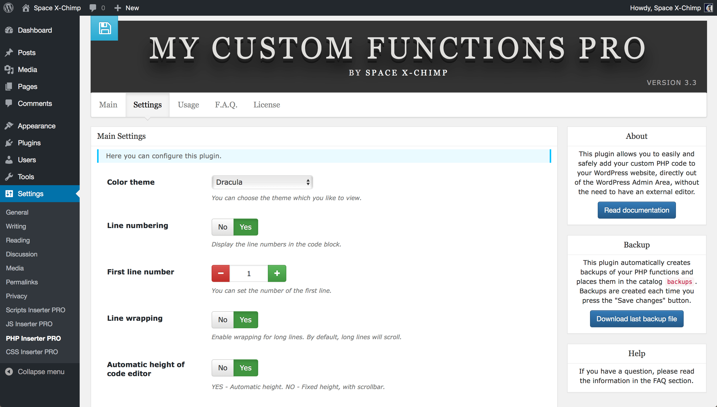 My Custom Functions PRO